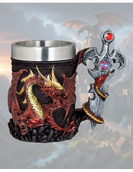 Tasse XXL en résine modèle Dragon...