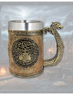 Mug XXL en résine modèle Arbre Viking