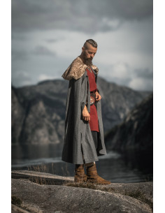 Cape viking unis modèle Janne, couleur gris