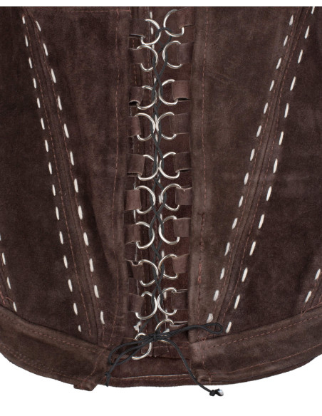 Corps médiéval en daim modèle Athela,...