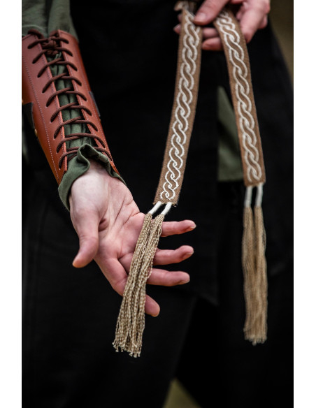 Ceinture unisexe modèle Veigga beige...