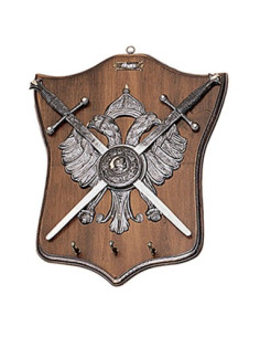 Panoplie d'aigle à 2 têtes, porte-clés