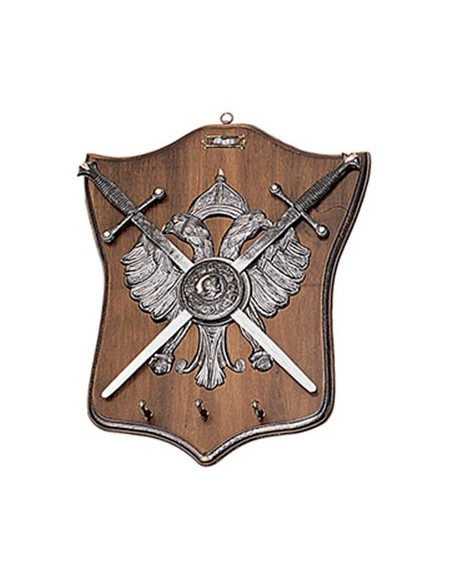 Panoplie d'aigle à 2 têtes, porte-clés