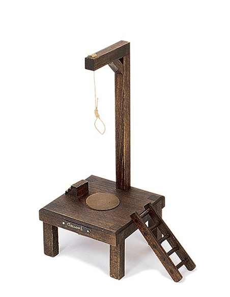 Potence médiévale (14x14x30 cms.)