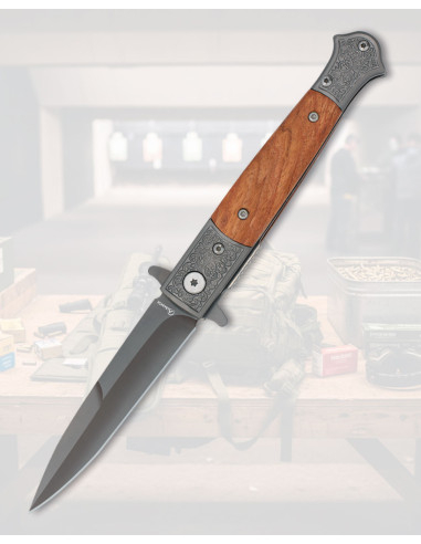 Couteau Albainox. bois zebra