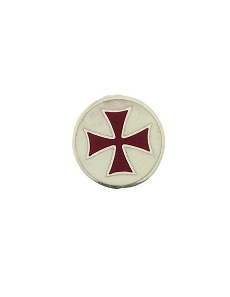 Broche croix templière en argent