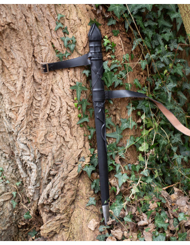 Fourreau en bois recouvert pour épée, modèle Malden