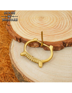 Boucle médiévale en laiton brillant pour ceinture 2