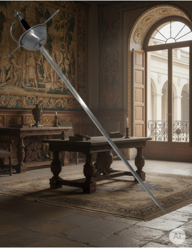 Rapière fonctionnelle, idéale pour l'escrime de pièce