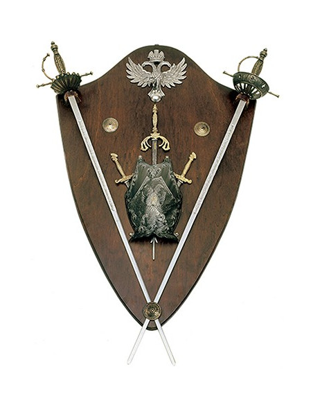 Panoplie médiévale d'aigles et...