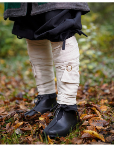 Chaussettes torsadées en coton blanc naturel, modèle Hamond