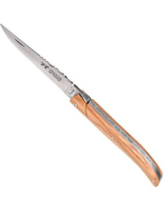 Navaja Laguiole traditionnelle française en bois d'olivier 2