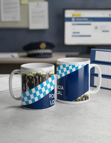 Tasse en Céramique de la Police Locale de l'Espagne