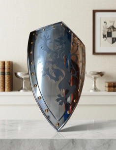 bouclier avec lion rampant