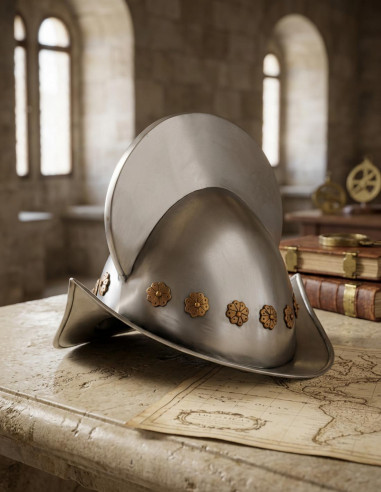 Casque de conquistador espagnol XVIe siècle