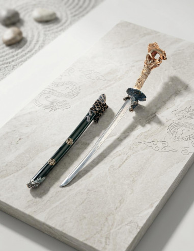 Wakizashi poing 2 dragons