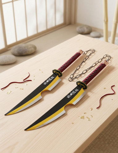 Épées jumelles Tengen Uzui de Kimetsu no Yaiba