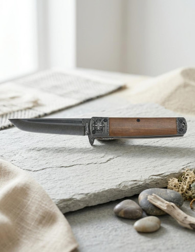 Couteau de poche Albainox modèle Shishi finition pierre