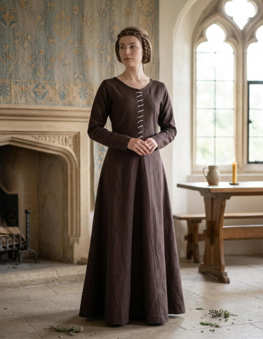 Robe médiévale longue Ava