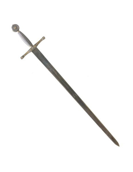 Épée Excalibur, argent-or