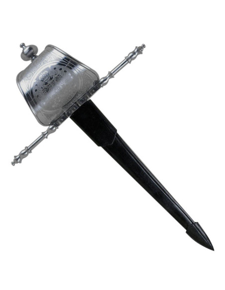 Dague main gauche avec fourreau