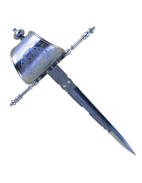 Dague main gauche avec fourreau