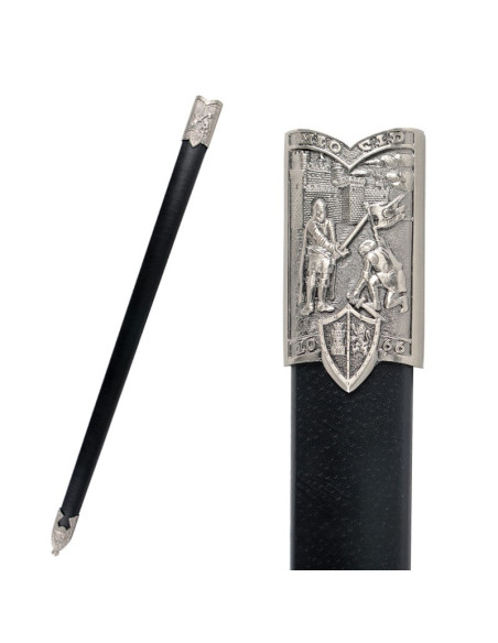 Épée Tizona Cid à poignée ciselée