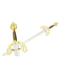 Épée Tizona El Cid en or