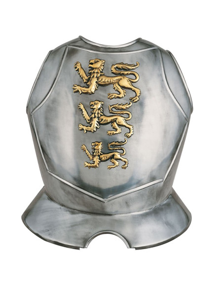 Cuirasse ciselée aux lions rampants