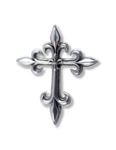 Pendentif Croix Fleur de Lys