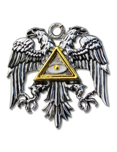 Pendentif Templier Aigle Byzantin
