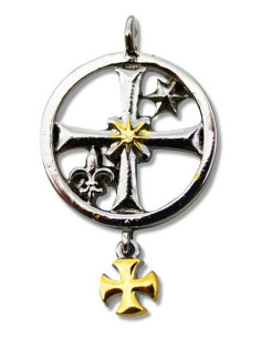 Pendentif Templier Sceau de Rochefort