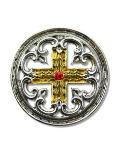 Pendentif Croix Templière Gravée