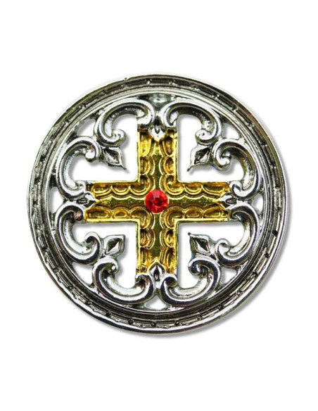 Pendentif Croix Templière Gravée