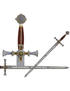 Épée des Templiers Damascène 2