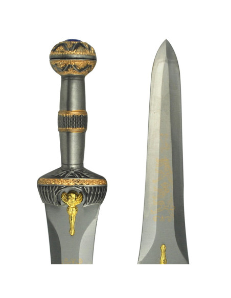 Daga Achille avec gaine métallique