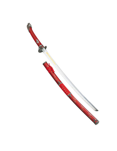 The translation of "Katana Serpiente Roja" from Spanish to French is "Katana Serpent Rouge."