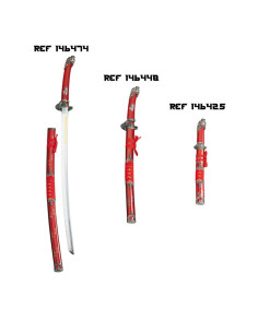 The translation of "Katana Serpiente Roja" from Spanish to French is "Katana Serpent Rouge." 2