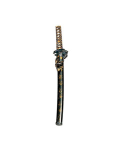 Fourreau dragon Wakizashi noir-or