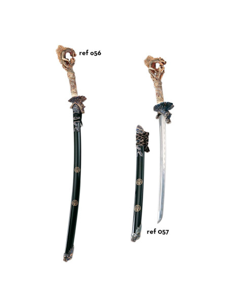 Wakizashi poing 2 dragons