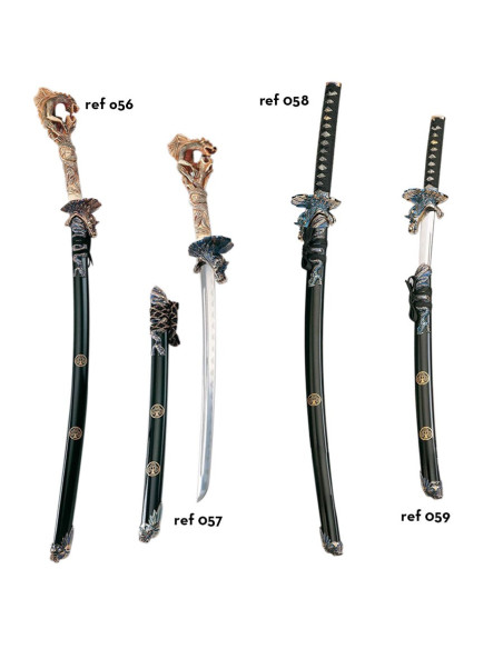 Wakizashi poing 2 dragons