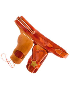 cartouchière Sheriff pour 2 revolvers