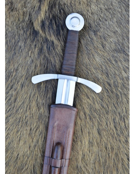 Épée croisée avec fourreau, fonctionnelle