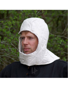 Capuche rembourrée naturel