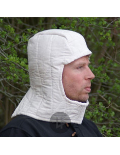 Capuche rembourrée naturel