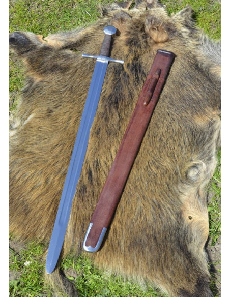 Pommeau octogonal Sword Crusader, avec fourreau