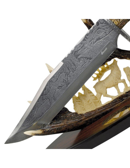 Cerf de couteaux décoratifs