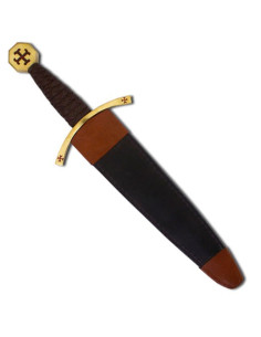 poignard templier avec fourreau 2
