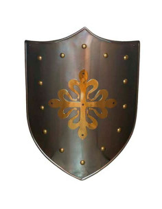 Bouclier Croix Calatravos laiton