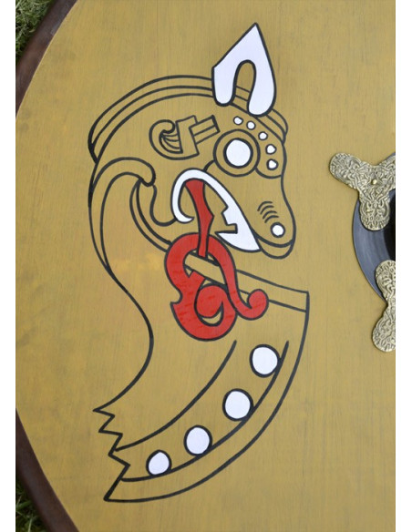 bouclier viking en bois